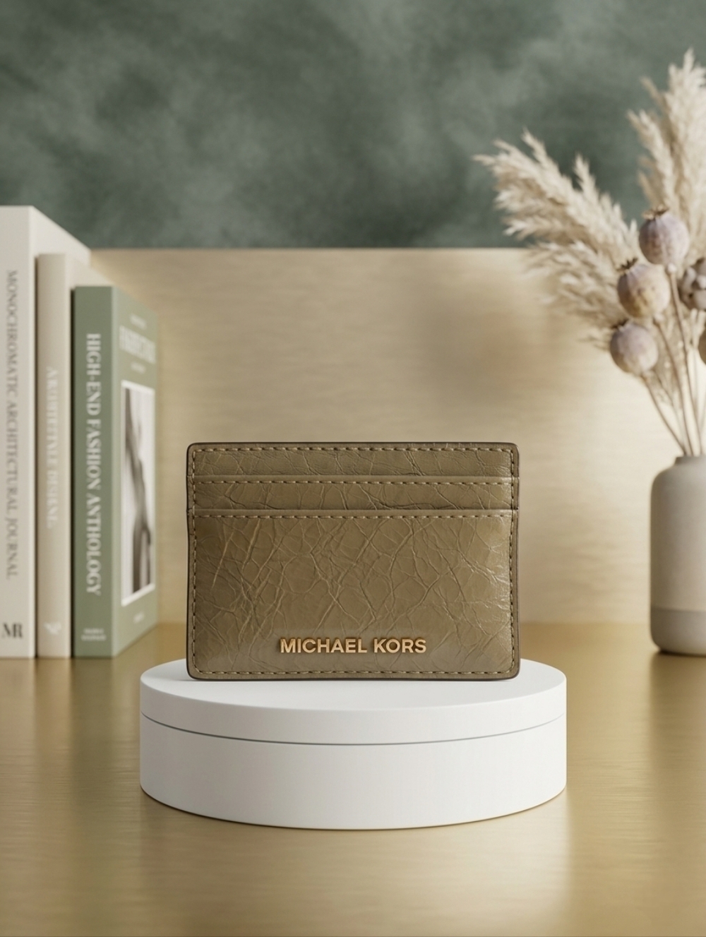 Michael Kors Brown Card Holder